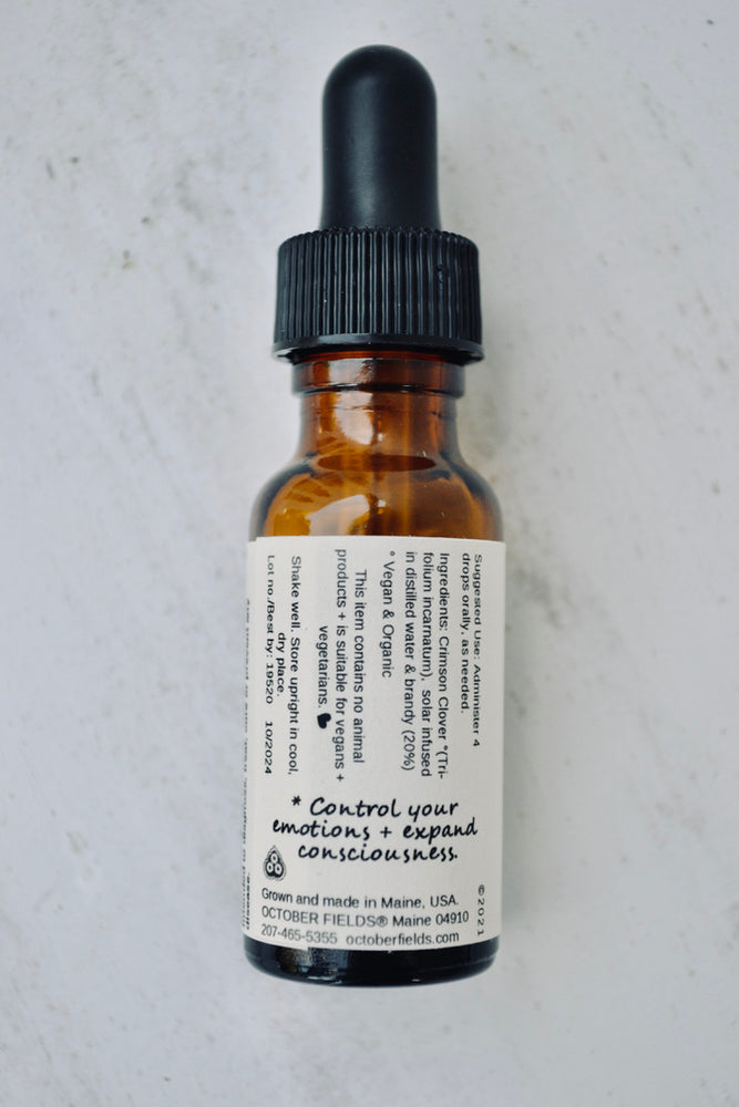 Crimson Clover flower essence